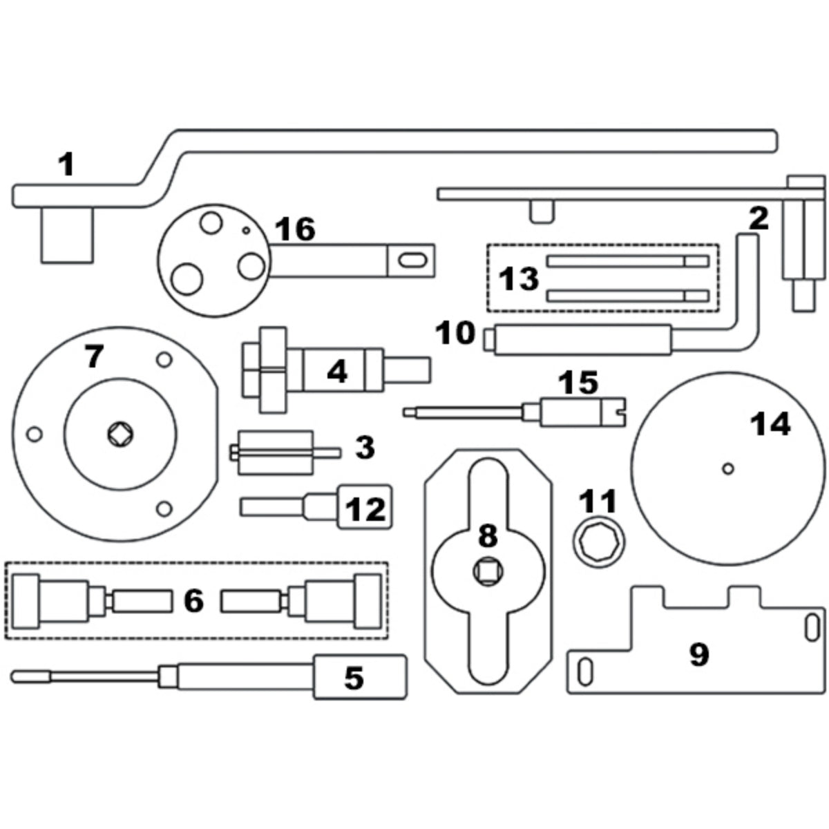 Kit Fasatura Motori FIAT / IVECO / FORD / PSA – FG 192/FT17